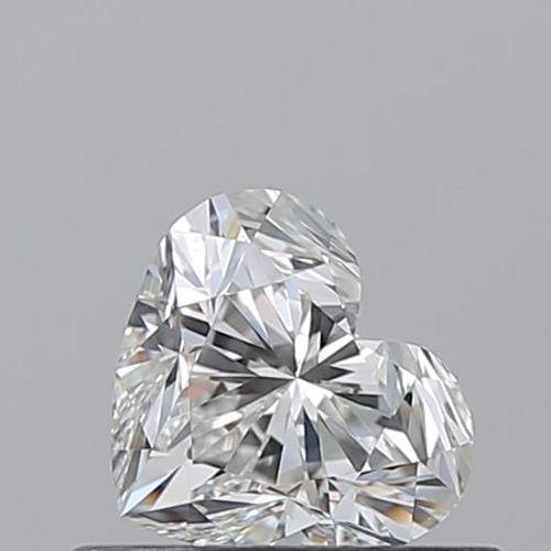 0.5 carat H-VVS2 Natūralus Heart Deimantas (1)