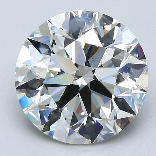 3.01 carat I-SI1 Excellent cut Natūralus Round Deimantas (1)