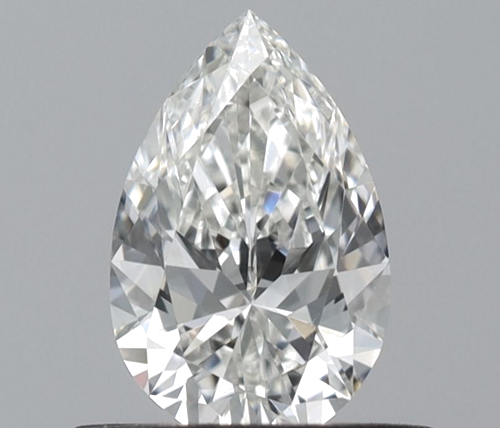 0.4 carat H-VS2 Natūralus Pear Deimantas (1)