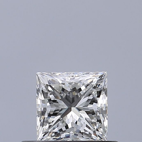 0.44 carat F-IF Natūralus Princess Deimantas (1)