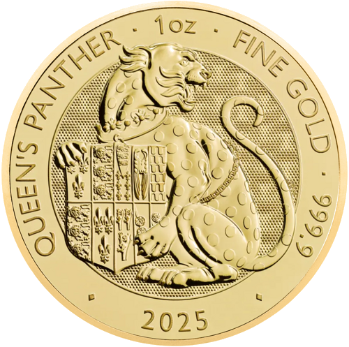 1 oz Queen's Panther (Tudor) 2025 Great Britain Gold Coin (1)