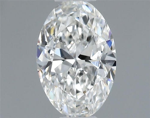 0.4 carat F-SI2 Natūralus Oval Deimantas (1)