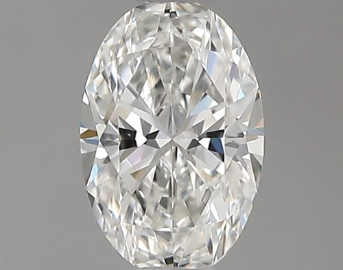 0.45 carat H-VVS2 Natūralus Oval Deimantas (1)