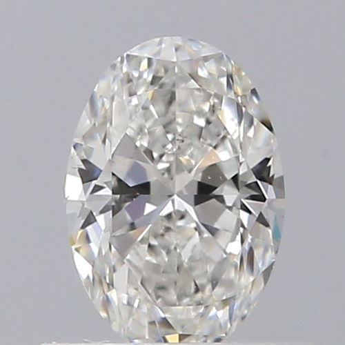 0.5 carat G-SI1 Natūralus Oval Deimantas (1)