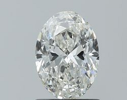 0.91 carat I-SI1 Natūralus Oval Deimantas (1)