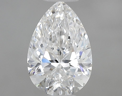 0.82 carat D-SI2 Natūralus Pear Deimantas (1)
