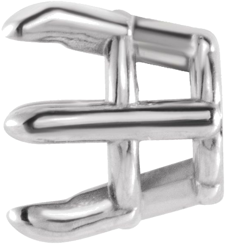 Sterling Silver 6 mm Round Slide Pendant Mounting (2)