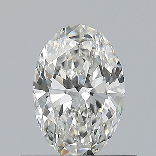 0.5 carat G-VS2 Natūralus Oval Deimantas (1)