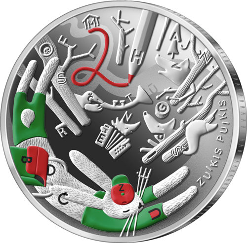 2022 Lithuania Zuikis Puikis 5 euro silver coin (3)