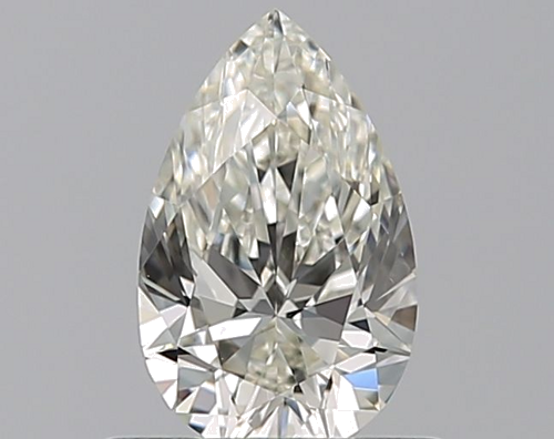 0.6 carat J-VVS2 Natūralus Pear Deimantas (1)
