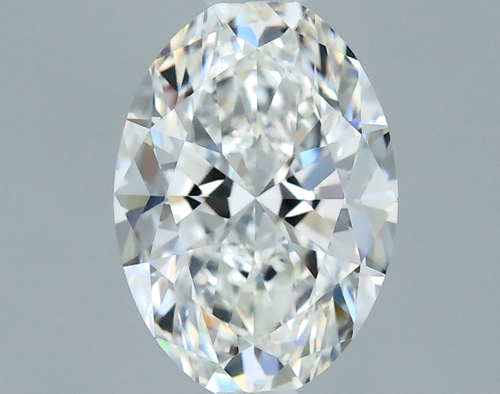 0.54 carat F-VVS2 Natūralus Oval Deimantas (1)