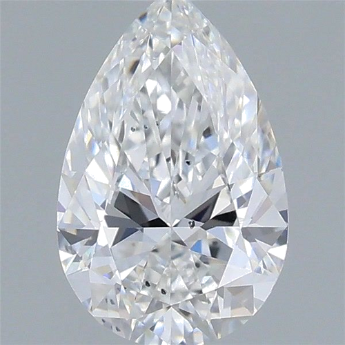 0.53 carat E-SI1 Natūralus Pear Deimantas (1)
