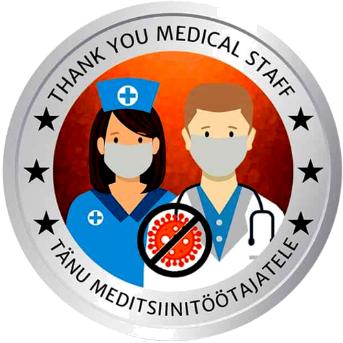 2020 Covid-19 Ačiū medicinos darbuotojai medalis (1)
