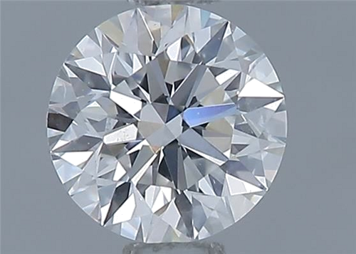 0.51 carat F-SI1 Excellent cut Natūralus Round Deimantas (1)