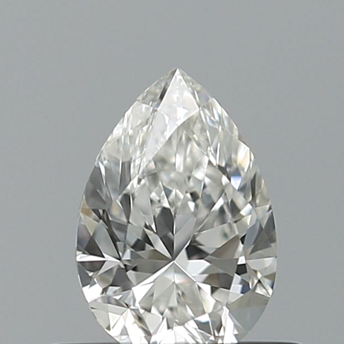 0.4 carat G-VVS2 Natūralus Pear Deimantas (1)