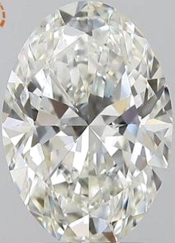 2.52 carat I-VS1 Natūralus Oval Deimantas (1)