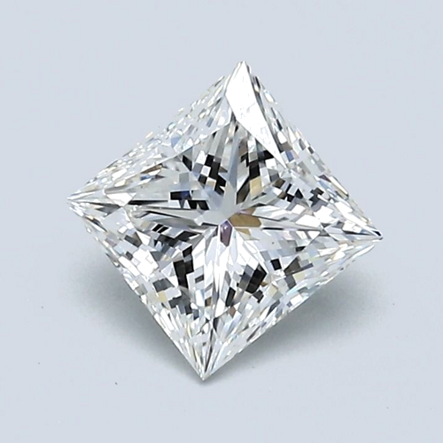 1.04 carat G-VS2 Natūralus Princess Deimantas (1)