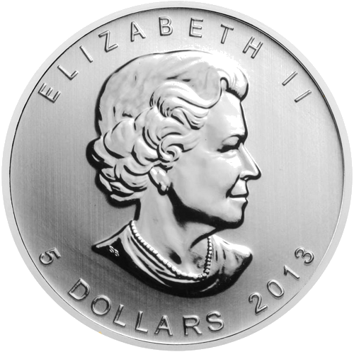 1 oz Maple Leaf 2013 Canada Commemorative Silver Coin (2)