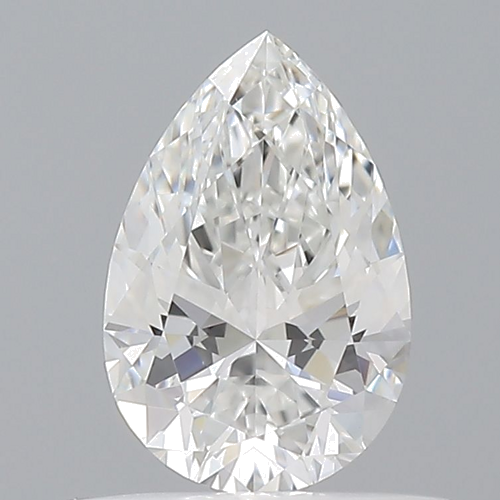 0.51 carat E-VVS2 Natūralus Pear Deimantas (1)