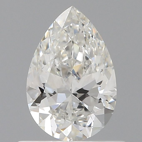 0.56 carat G-VVS2 Natūralus Pear Deimantas (1)