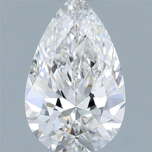 0.6 carat E-VS1 Natūralus Pear Deimantas (1)