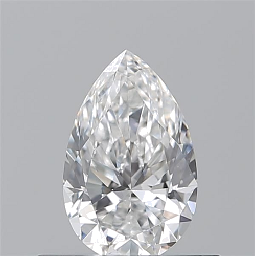 0.5 carat E-VS2 Natūralus Pear Deimantas (1)