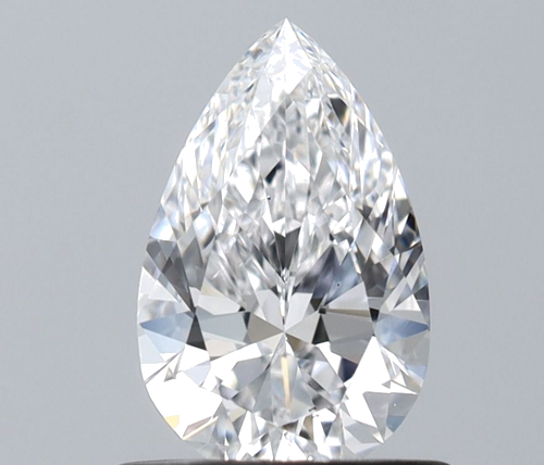 0.63 carat D-VS2 Natūralus Pear Deimantas (1)