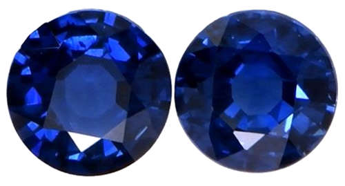 0.69 carat BLUE Round Safyras (1)
