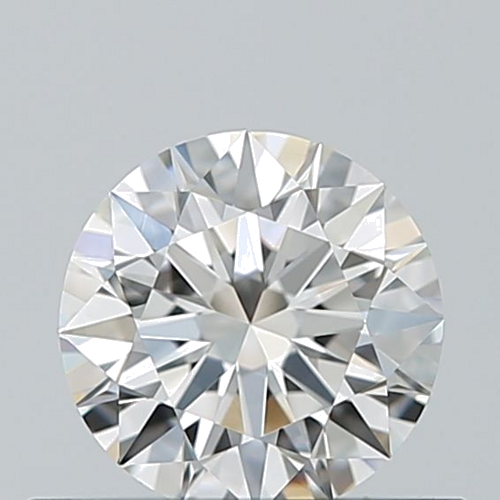 0.5 carat F-VVS1 Excellent cut Natūralus Round Deimantas (1)