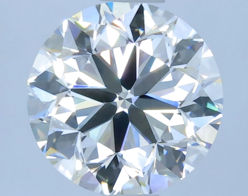 1.01 carat H-VVS1 Very Good cut Natūralus Round Deimantas (1)