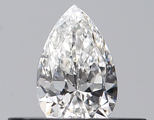 0.24 carat F-VVS2 Natūralus Pear Deimantas (1)