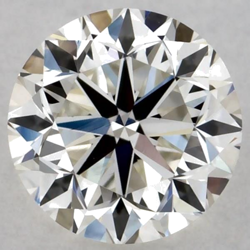 0.36 carat J-VVS1 GD cut Natūralus Round Deimantas (1)