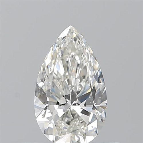 0.5 carat H-VS2 Natūralus Pear Deimantas (1)