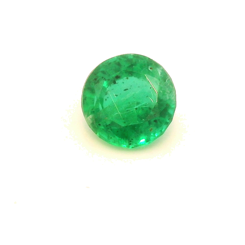 0.53 carat GREEN Round Smaragdas (1)