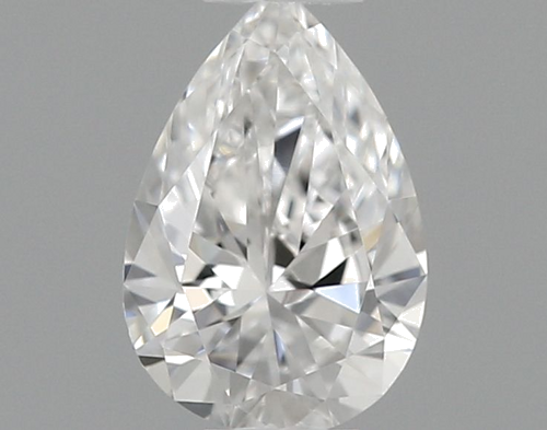 0.23 carat F-VVS2 Natūralus Pear Deimantas (1)