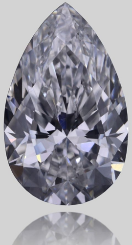 0.43 carat F-VS2 Natūralus Pear Deimantas (1)