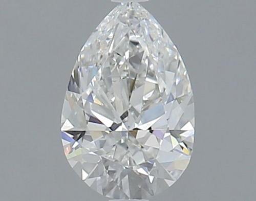 0.58 carat G-VVS1 Natūralus Pear Deimantas (1)