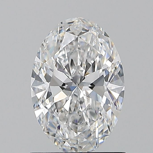1.01 carat D-SI2 Natūralus Oval Deimantas (1)