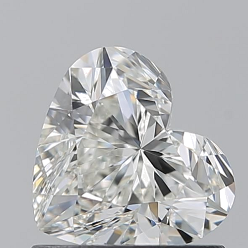 0.93 carat I-VVS1 Natūralus Heart Deimantas (1)