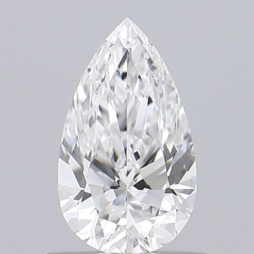 0.6 carat F-VS1 Natūralus Pear Deimantas (1)