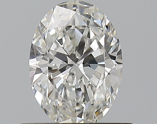 0.6 carat G-VVS2 Natūralus Oval Deimantas (1)