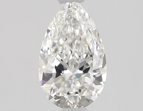 0.5 carat F-VVS2 Natūralus Pear Deimantas (1)