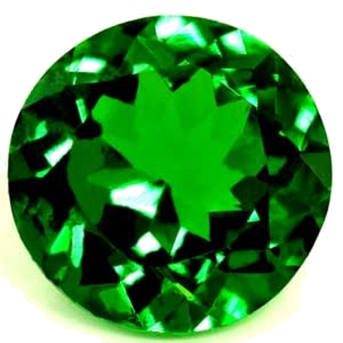 0.48 carat GREEN Round Garnet (1)