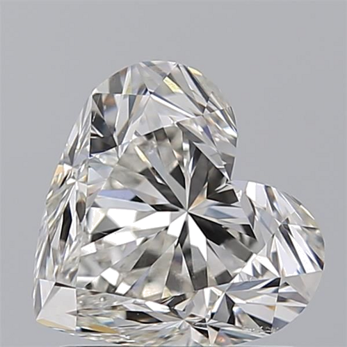 1.5 carat H-SI1 Natūralus Heart Deimantas (1)