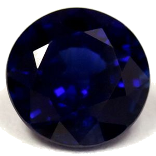 0.98 carat BLUE Round Safyras (1)