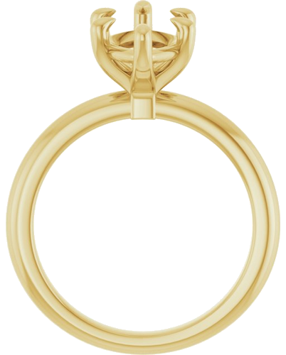 Sužadėtuvių Žiedas „Claw-Prong“ 14k yellow gold Marquise 14mm x 7mm (2)