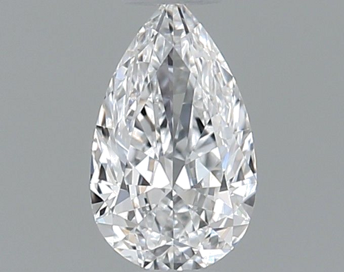 0.3 carat D-VS1 Natūralus Pear Deimantas (1)
