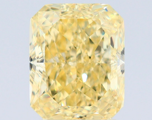 3.0 carat Fancy Yellow-VS2 Natūralus Radiant Deimantas (1)