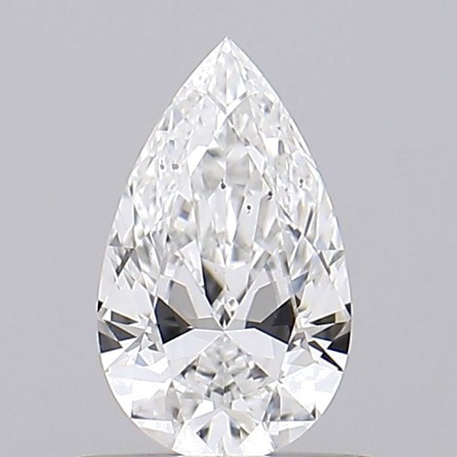 0.55 carat F-VS2 Natūralus Pear Deimantas (1)