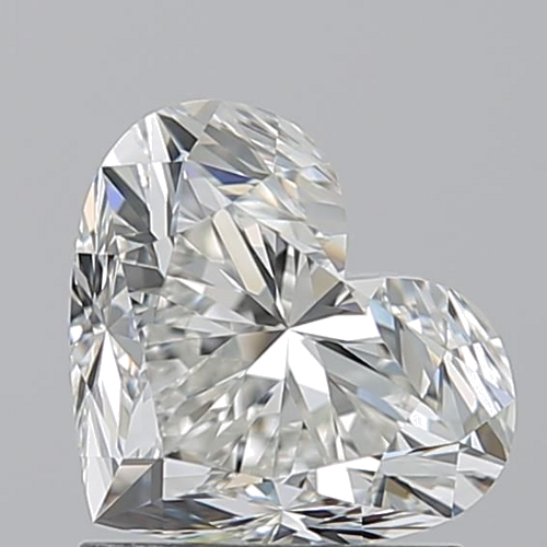 1.51 carat I-VVS1 Natūralus Heart Deimantas (1)